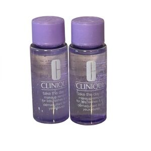 Two bottles of Clinique Take the Day Off.